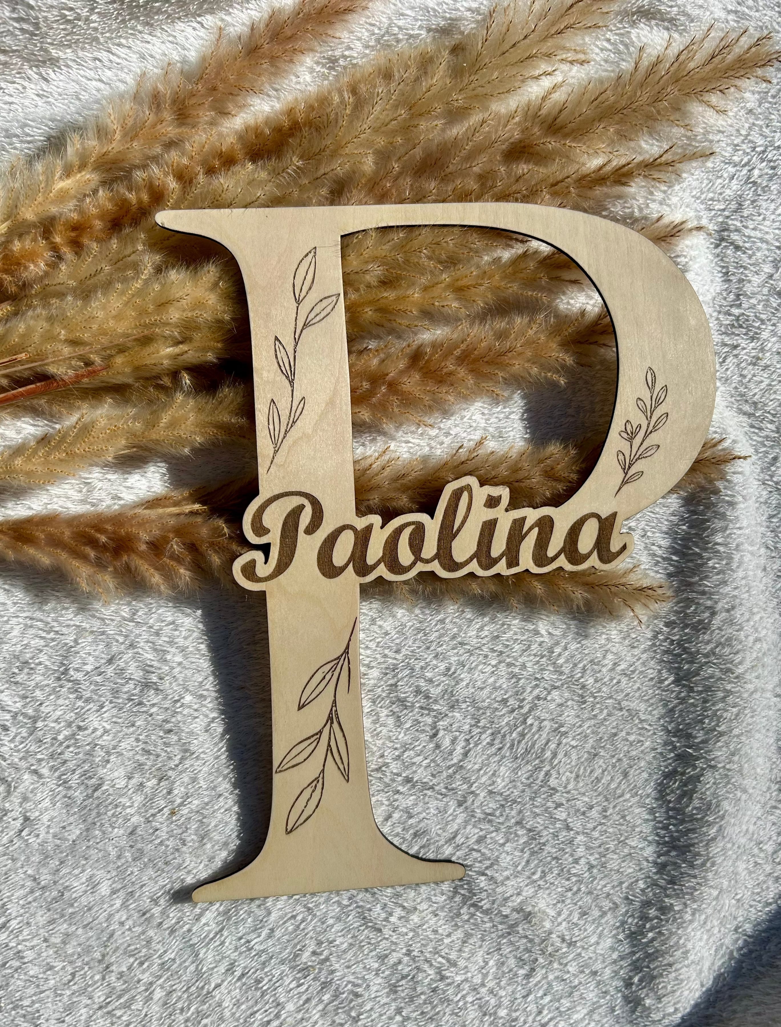Lettre décorative « modèle 3 » Bois & Soleil