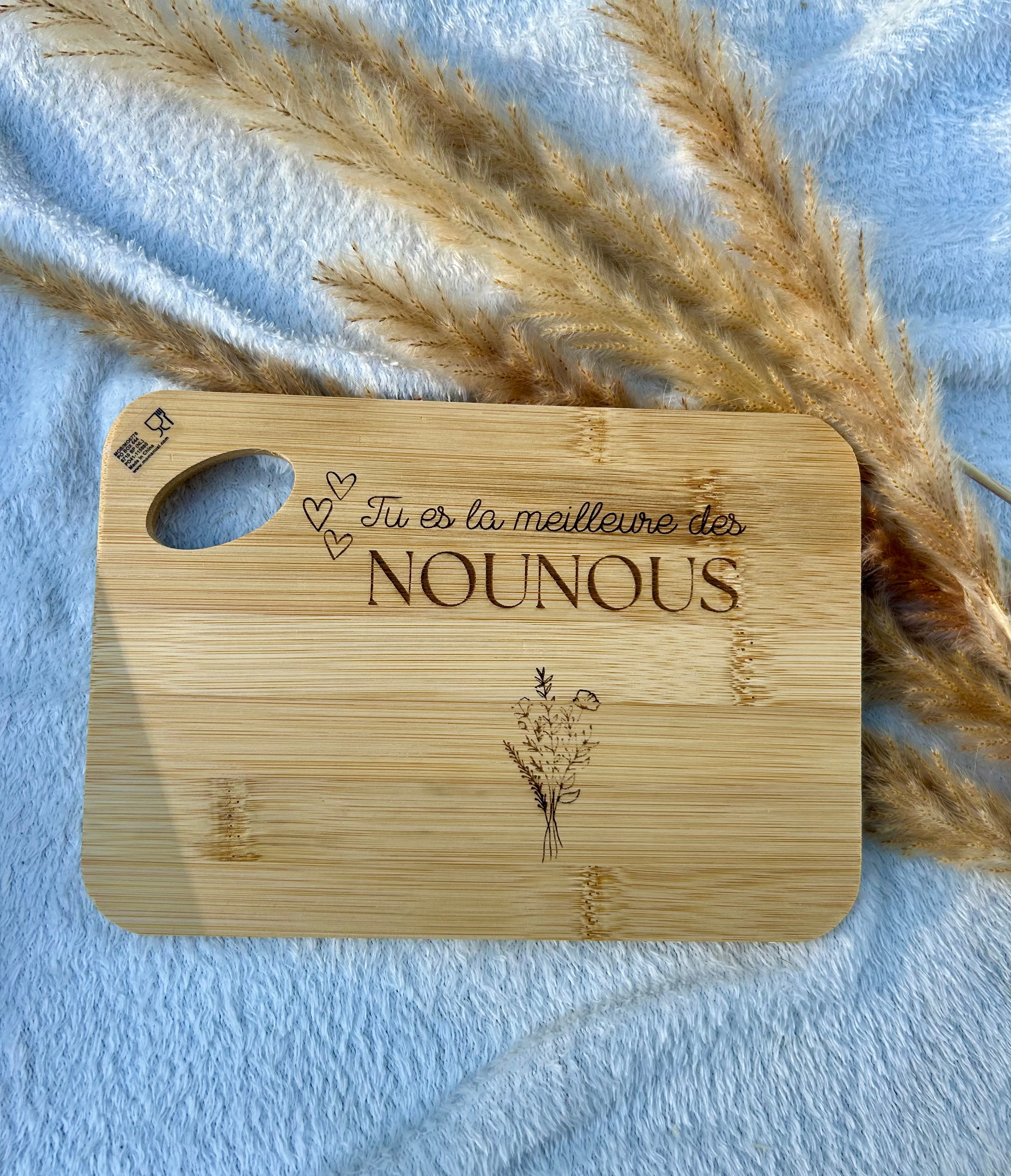 Planche NOUNOU - MAÎTRE(SSE) - ATSEM Bois & Soleil