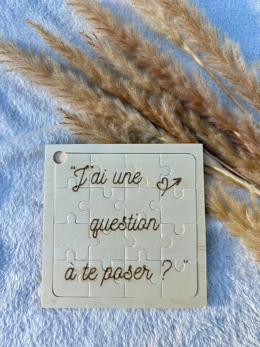 Puzzle personnalisé Bois & Soleil