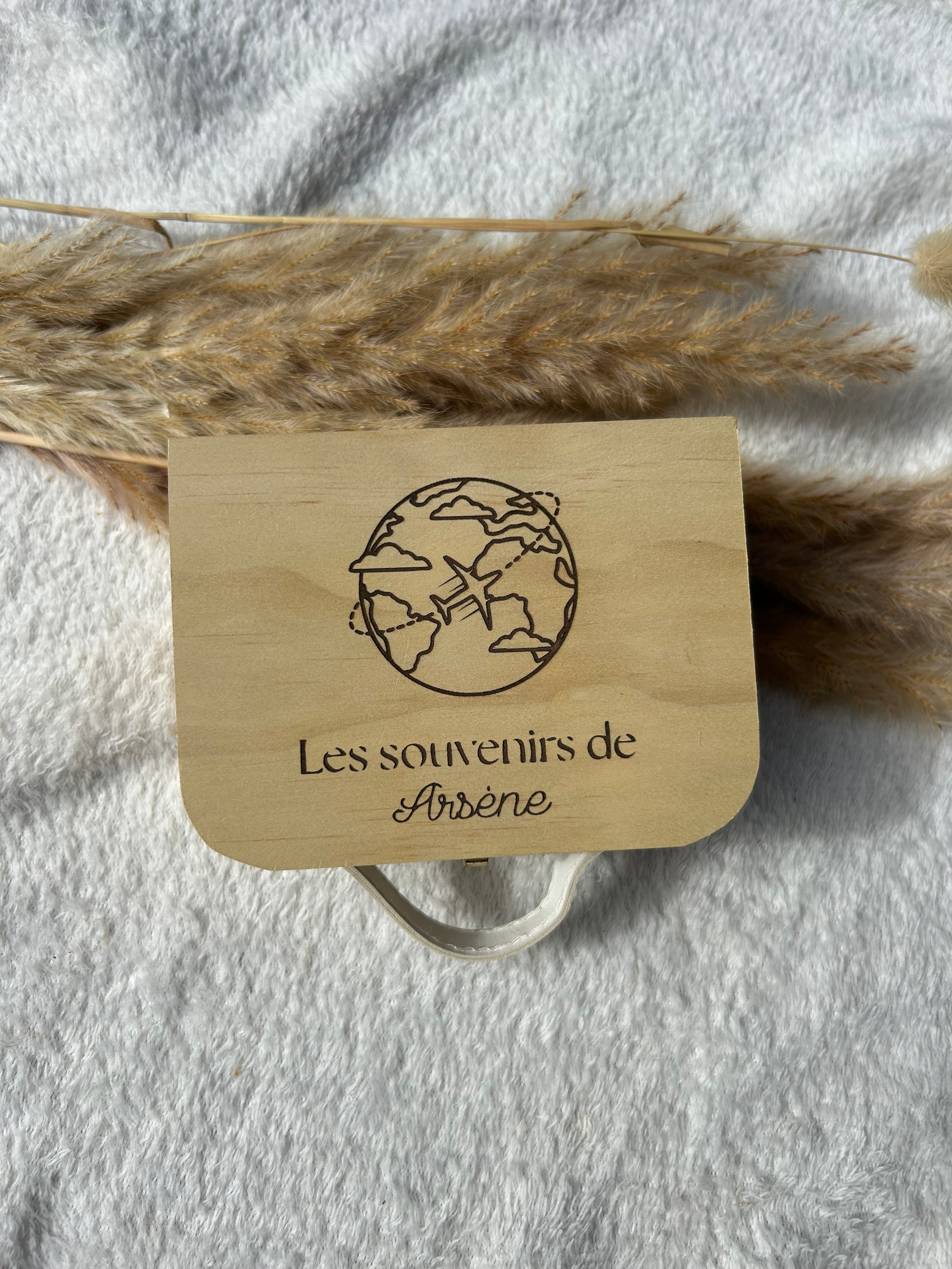 Valisette monde (petite) Bois & Soleil