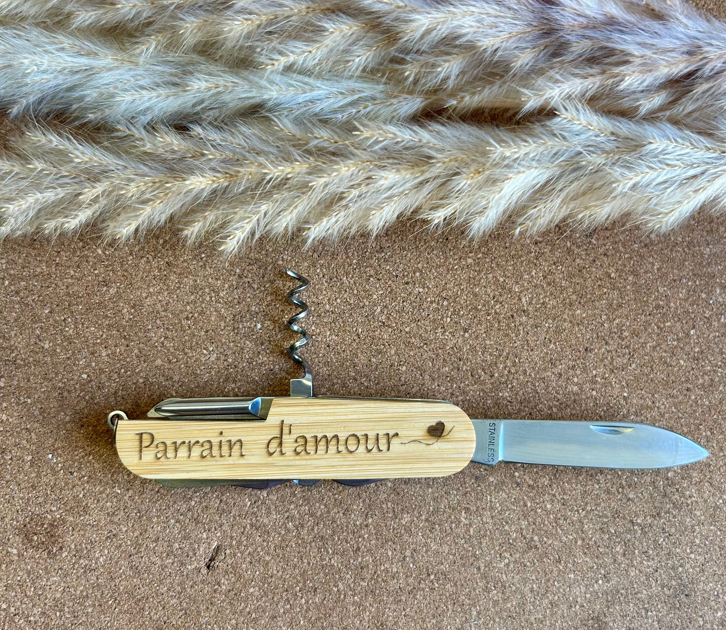 Couteau multifonction ￼ Bois & Soleil