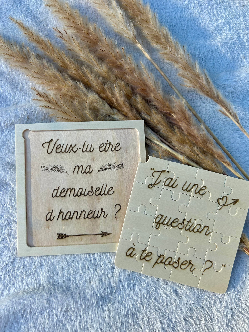 Puzzle personnalisé Bois & Soleil