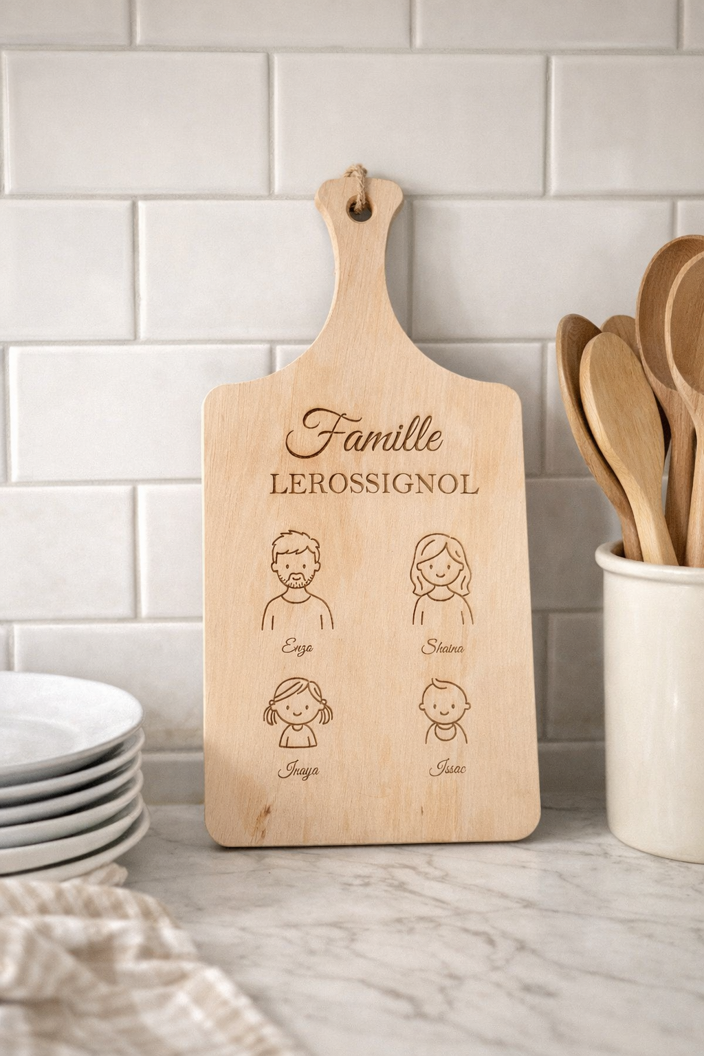 Planche Maëlle personnalisée Bois & Soleil