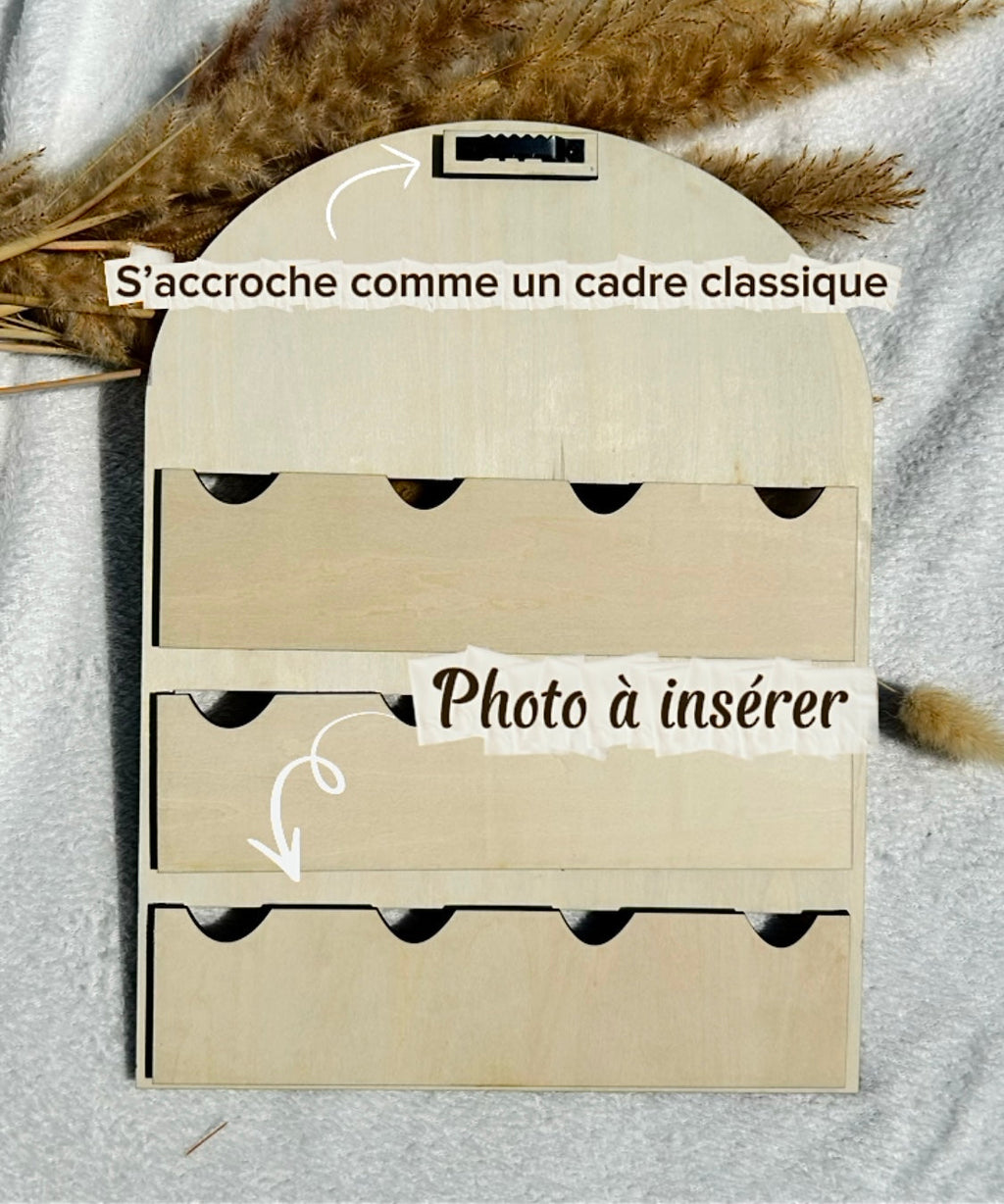 Panneau photo de classe ARCHE - PS à la 3ème Bois & Soleil