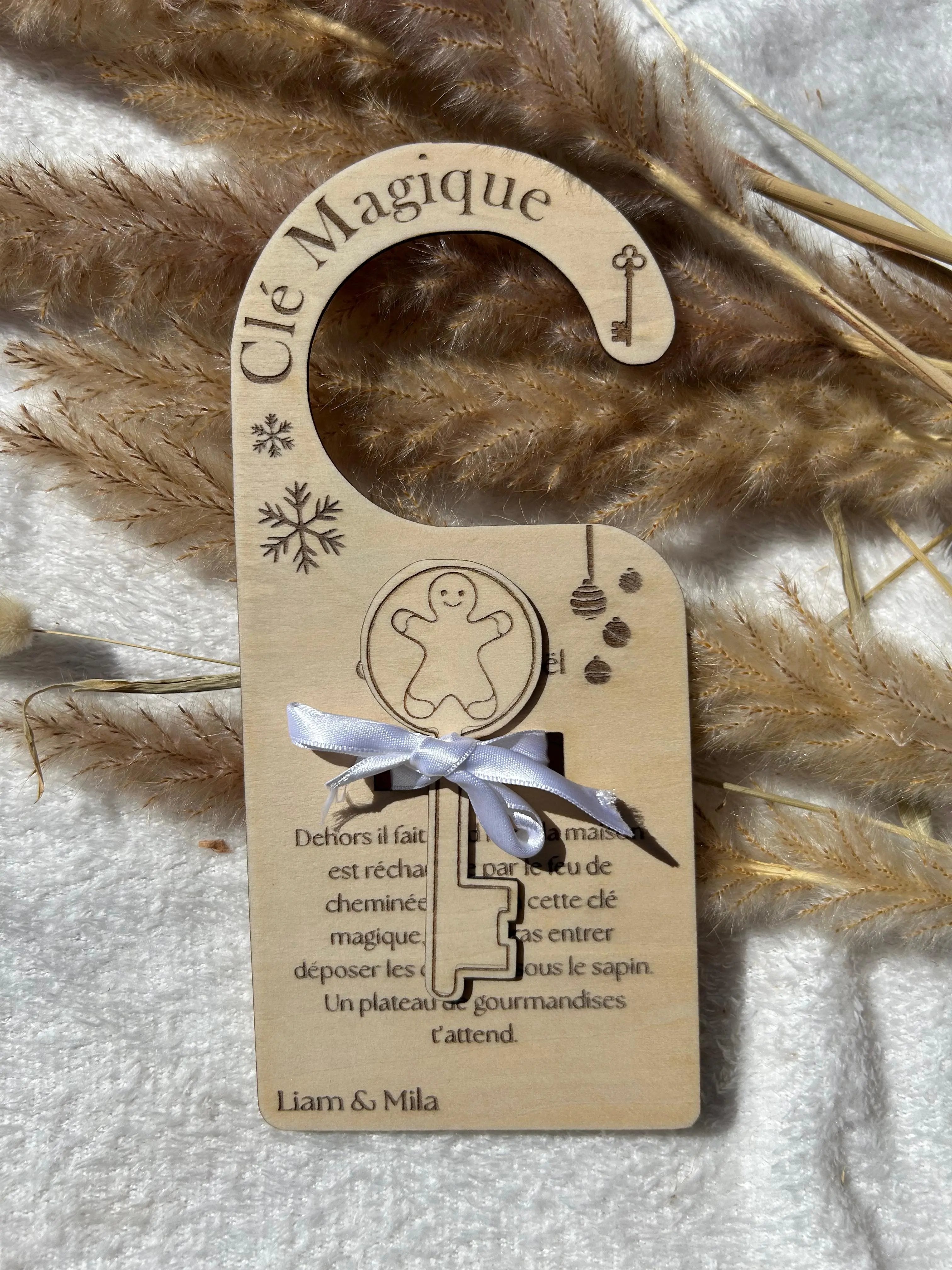 Clé magique avec cheminée Bois & Soleil