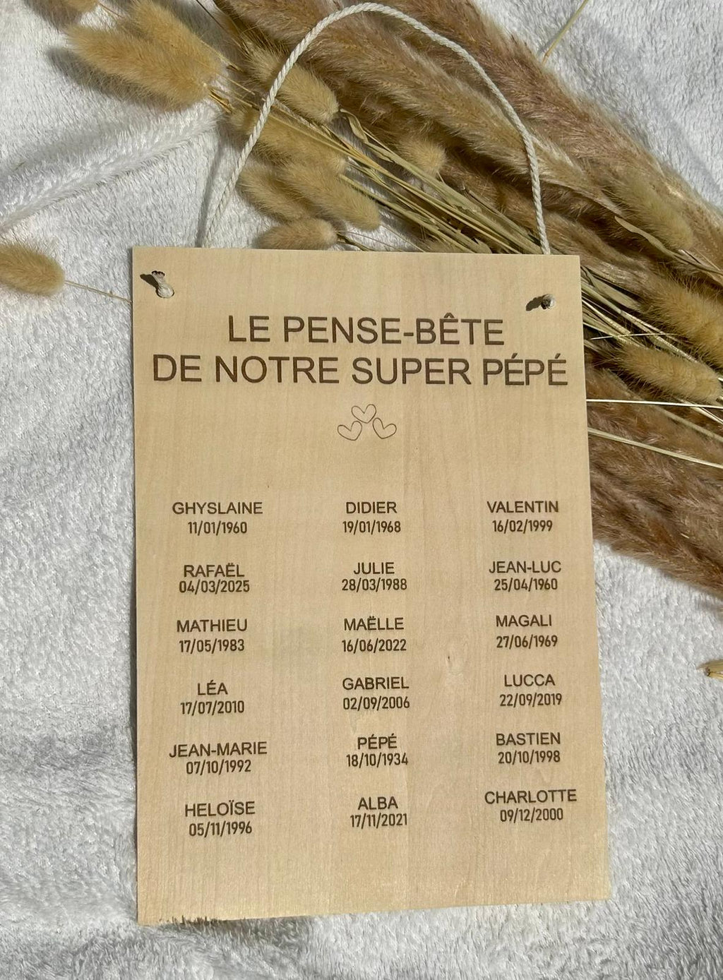 Pense-bête Bois & Soleil