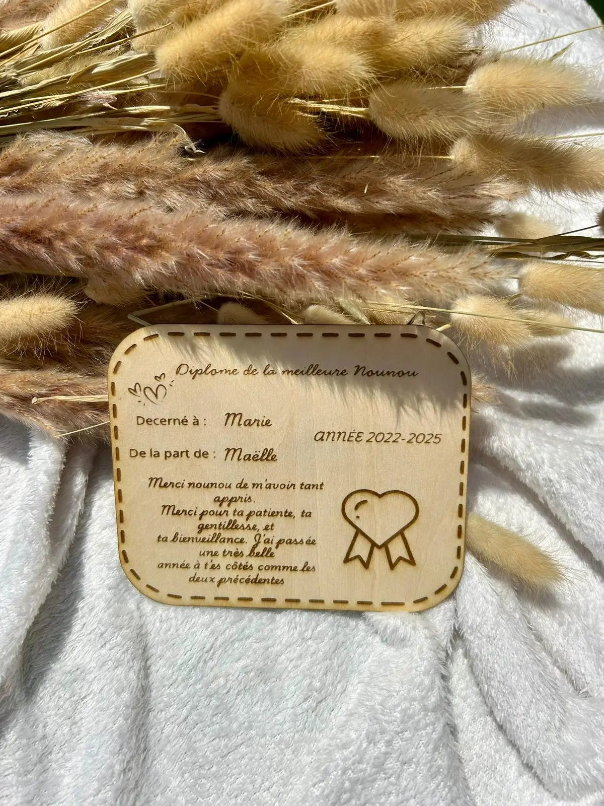 Diplôme du meilleur(e) Bois & Soleil