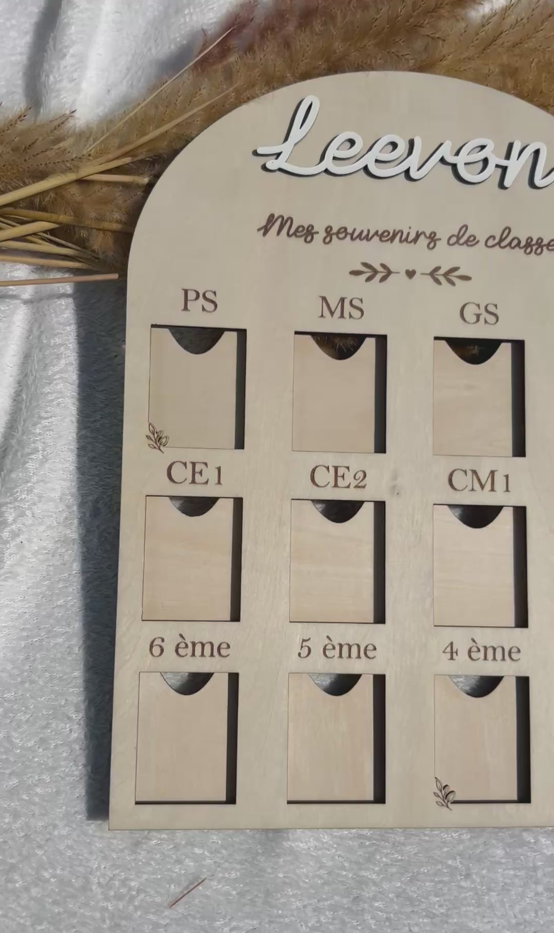 Panneau photo de classe ARCHE - PS à la 3ème