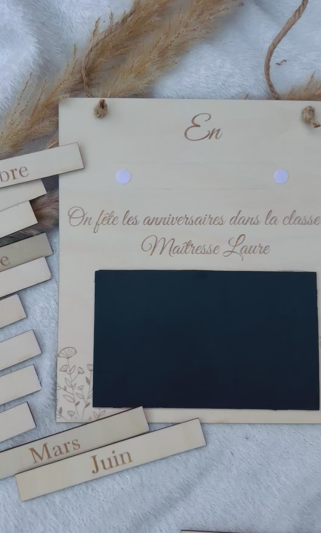 Tableau des anniversaires de classe